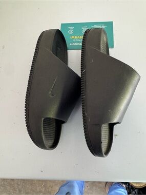 Nike Black Slide Sandals